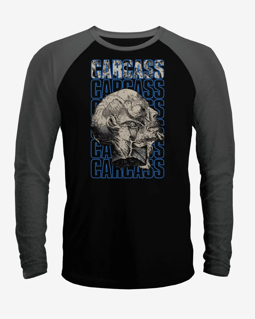 Polera Raglan Carcass Logo