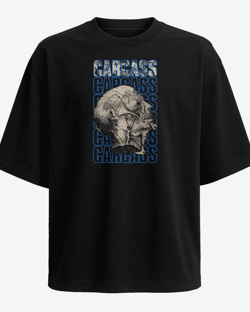 Polera Oversize Carcass Logo