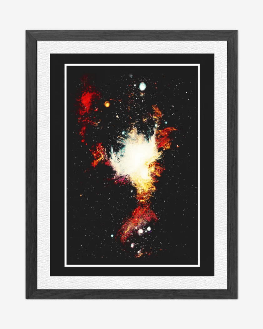 Cuadro decorativo Negro de Super nova