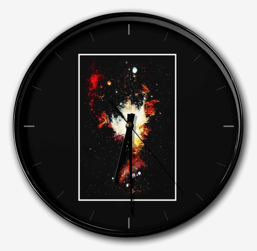 Reloj Negro de Super nova