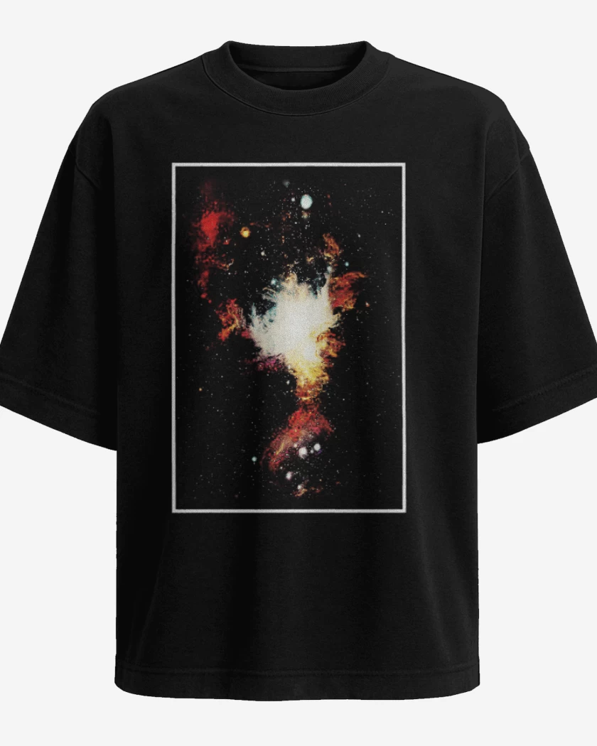 Polera Oversize Negro de Super nova