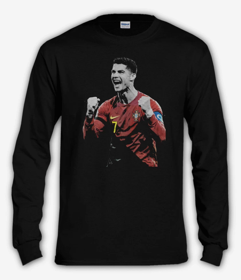 Polera manga larga Cristiano Ronaldo Portugal