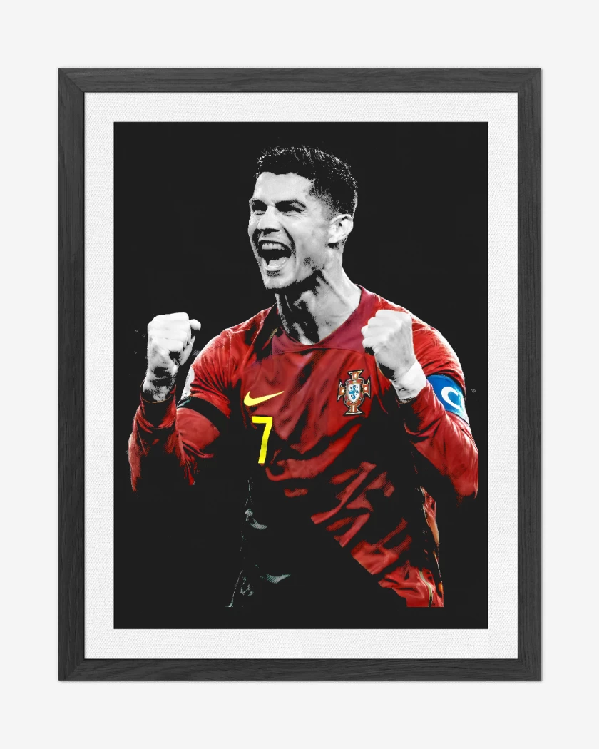 Cuadro decorativo Cristiano Ronaldo Portugal