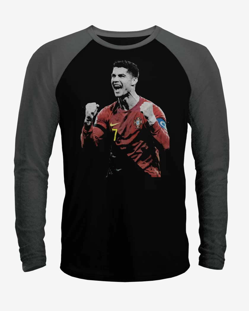 Polera Raglan Cristiano Ronaldo Portugal