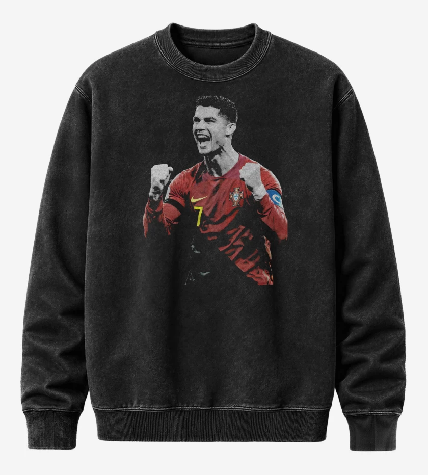 Poleron Polo Acid Wash Cristiano Ronaldo Portugal