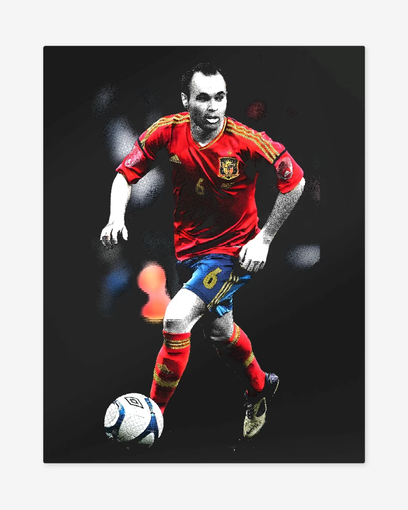 Print metalico Negro de Iniesta España