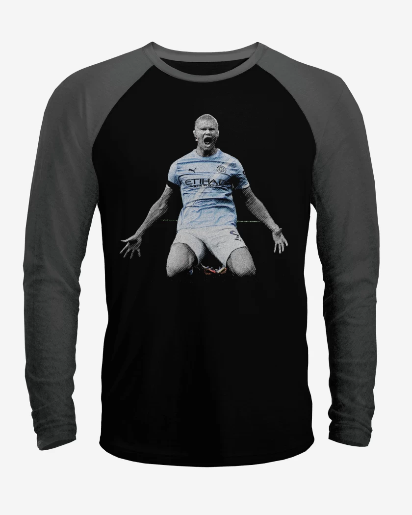 Polera Raglan Erling Haaland Man City