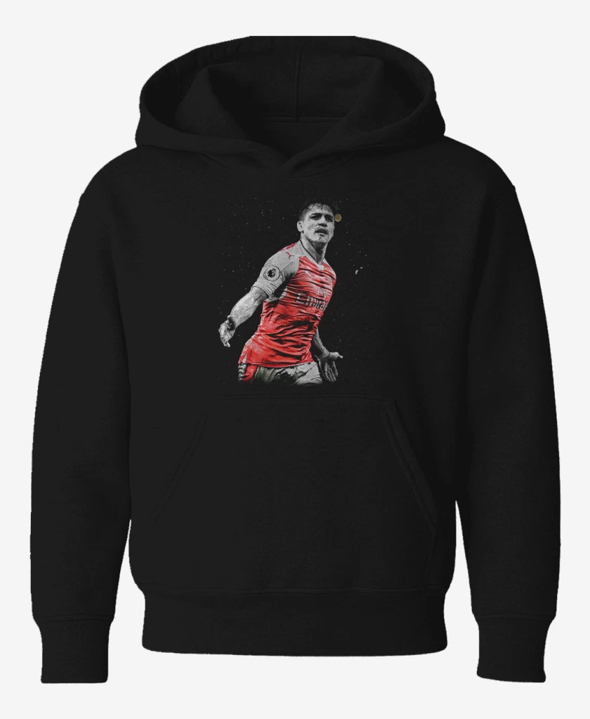 Poleron de niño Negro de Alexis Sanchez Arsenal