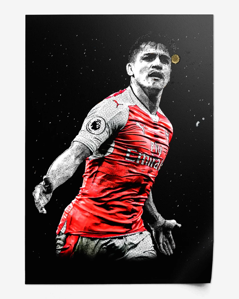 Print Alexis Sanchez Arsenal