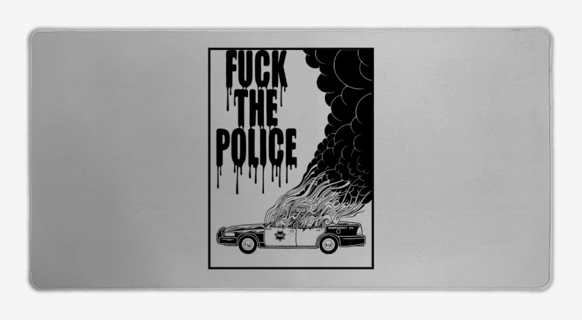 Mouse pad Gamer Fuck the police
