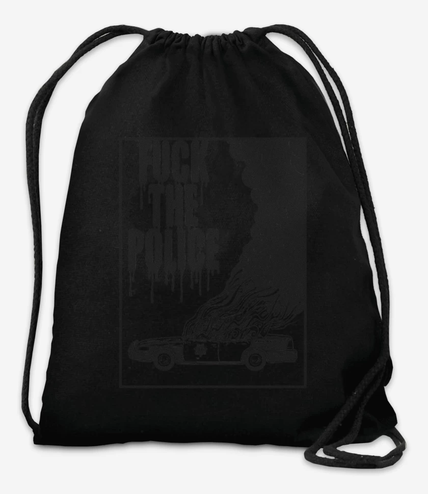 Mochila Negro de Fuck the police