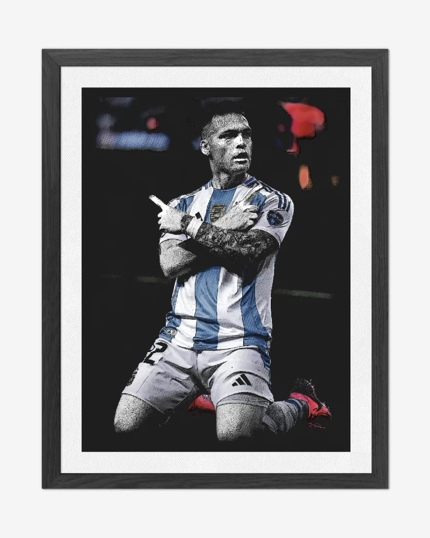 Cuadro decorativo Lautaro Martinez Argentina