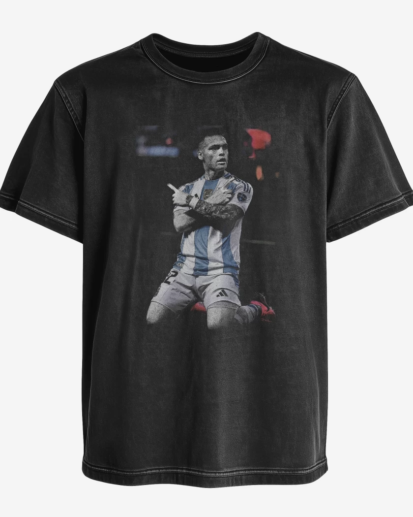 Polera desgastada Lautaro Martinez Argentina