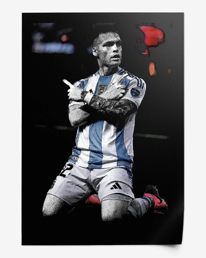 Print Lautaro Martinez Argentina