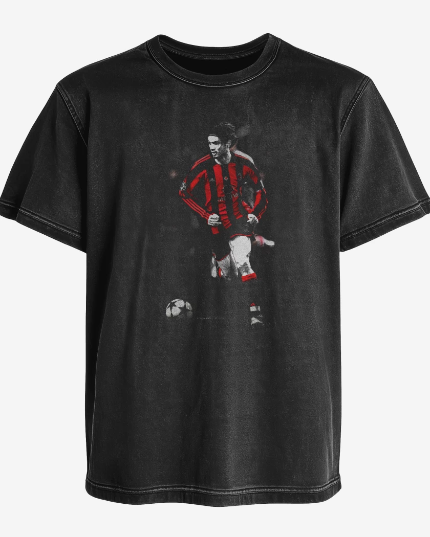 Polera desgastada Paolo Maldini Ac Milan