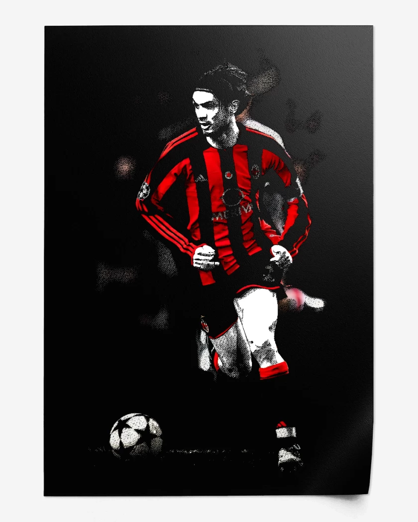 Print Paolo Maldini Ac Milan