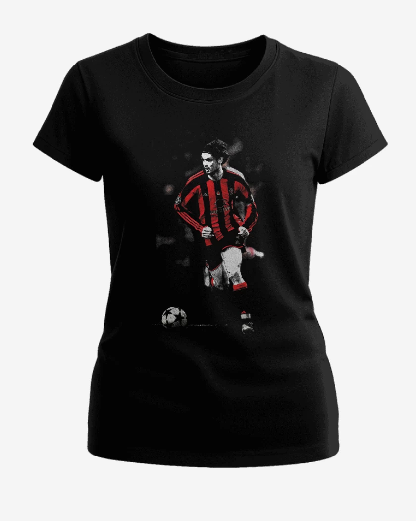 Polera de Mujer Negro de Paolo Maldini Ac Milan