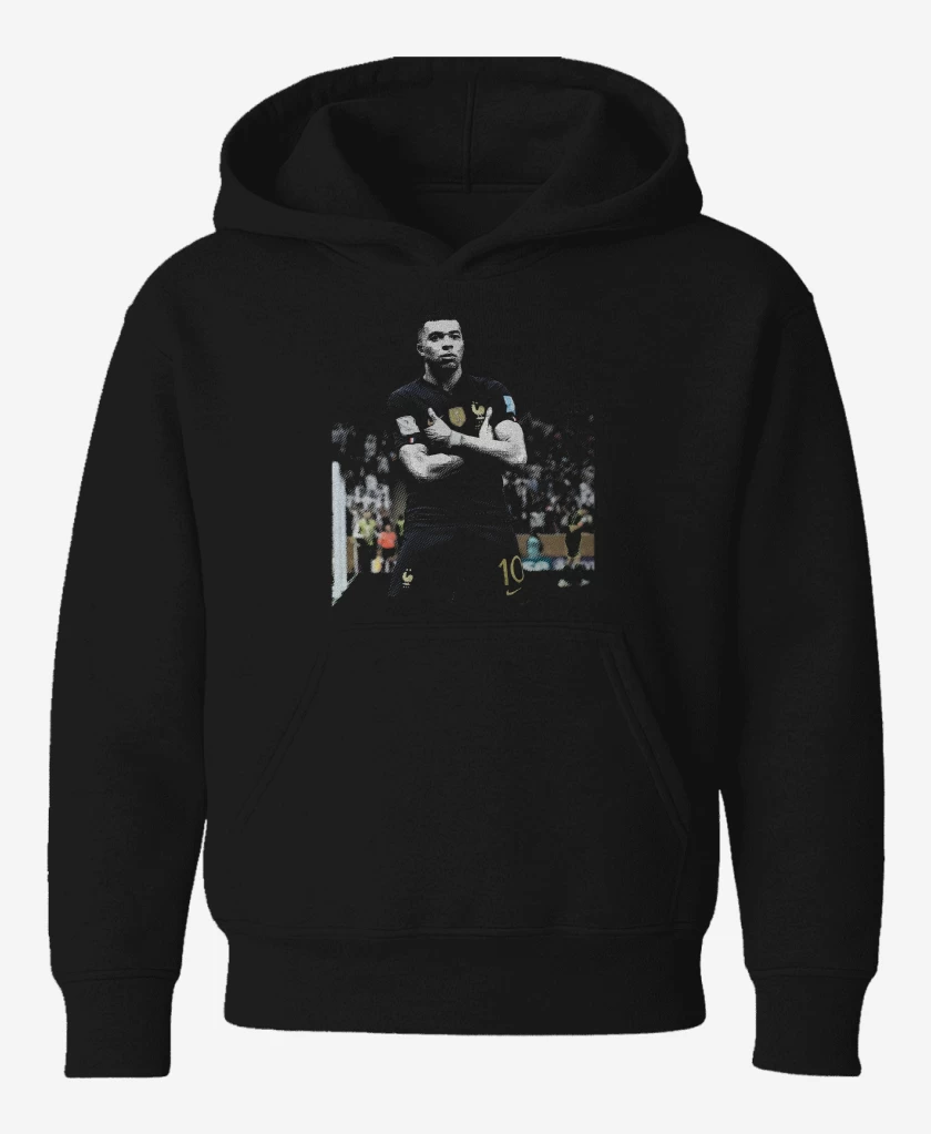 Poleron de niño Negro de  Kylian Mbappe