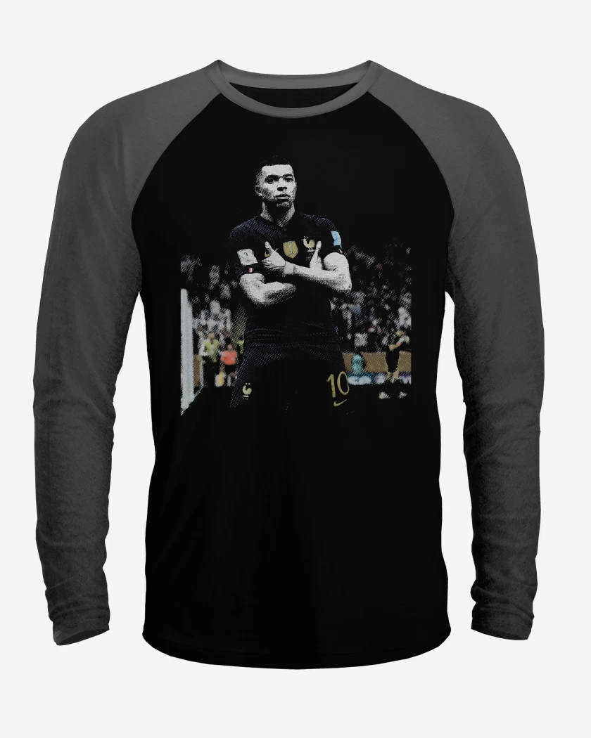 Polera Raglan  Kylian Mbappe