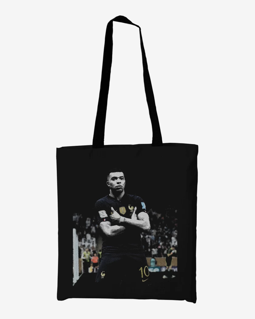 Totebag Negro de  Kylian Mbappe