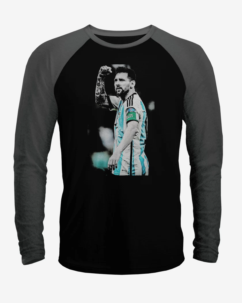 Polera Raglan Leo Messi Argentina