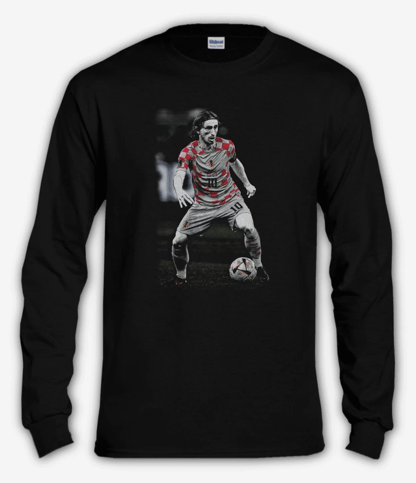 Polera manga larga Luka Modric Croacia 