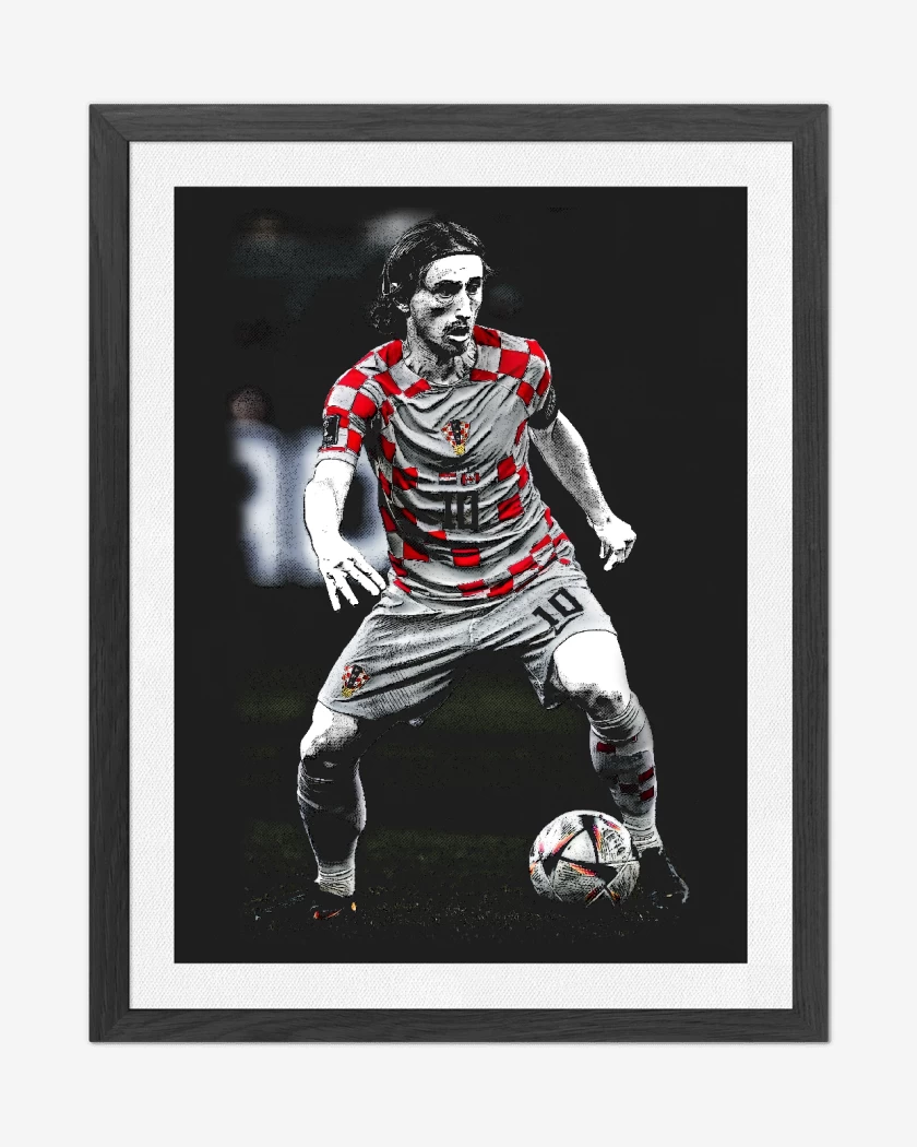 Cuadro decorativo Luka Modric Croacia 
