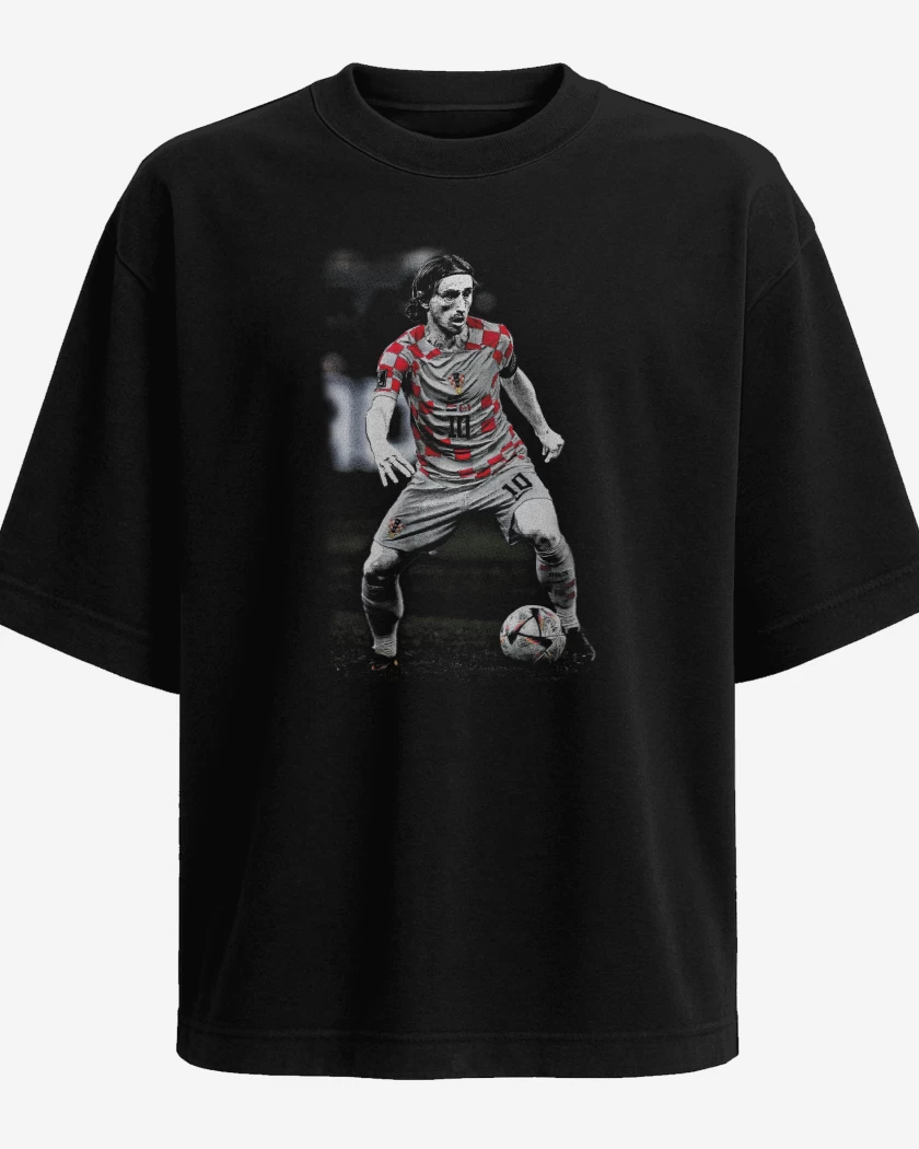 Polera Oversize Luka Modric Croacia 