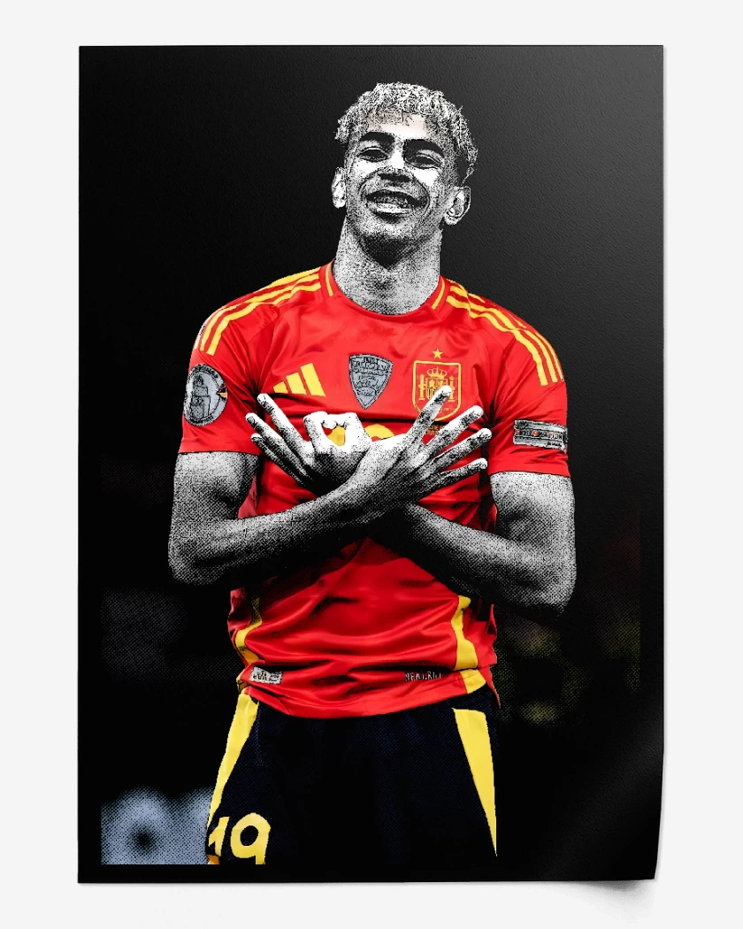 Print Lamine Yamal España