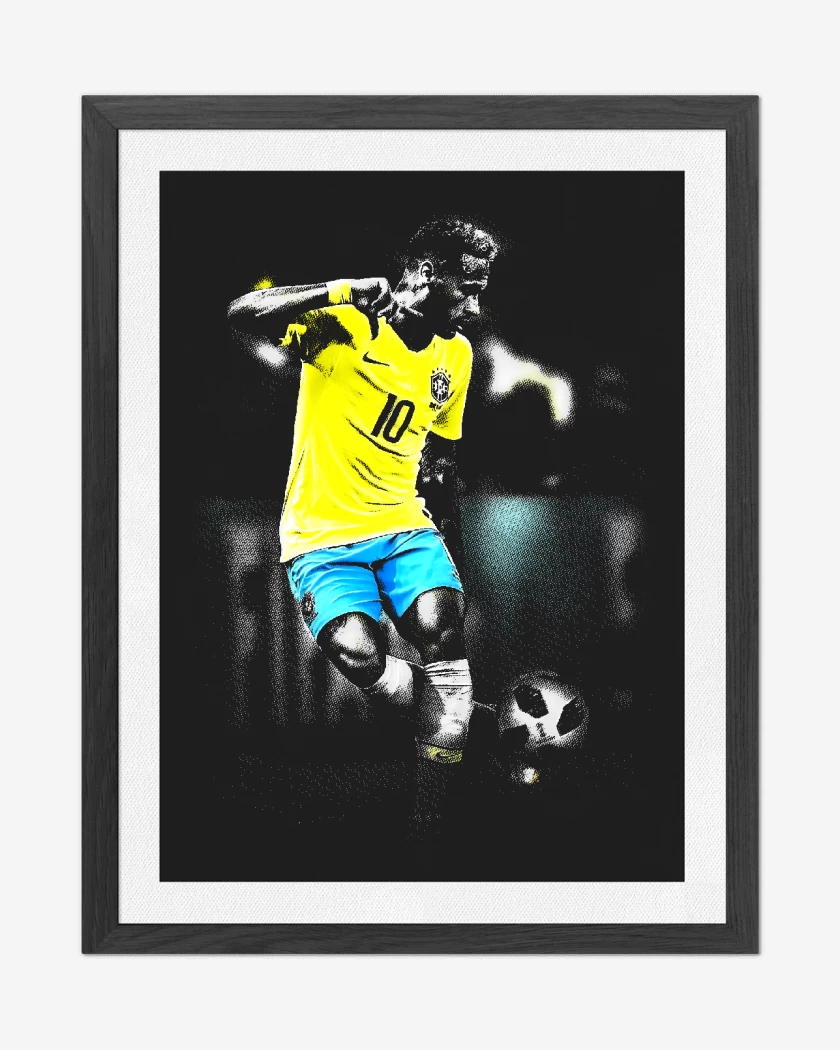 Cuadro decorativo Neymar JR Brasil 