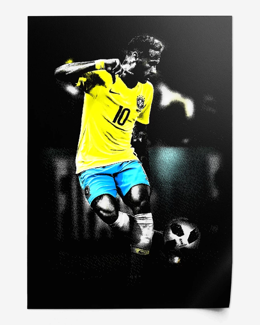 Print Neymar JR Brasil 