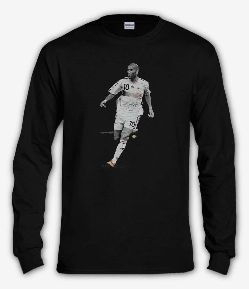 Polera manga larga Negro de Zidane Francia