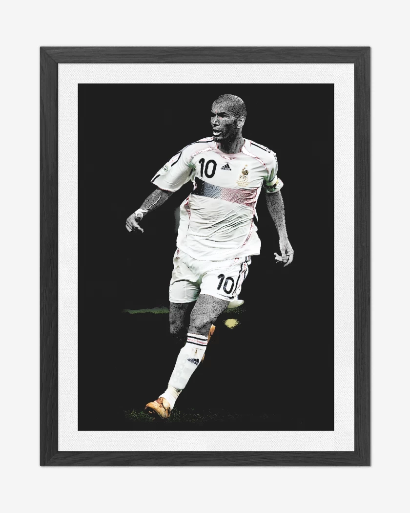 Cuadro decorativo Zidane Francia