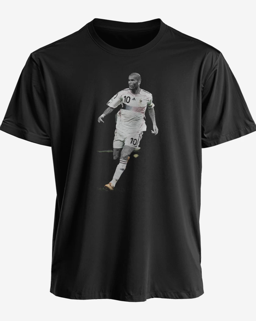 Polera premium Negro de Zidane Francia