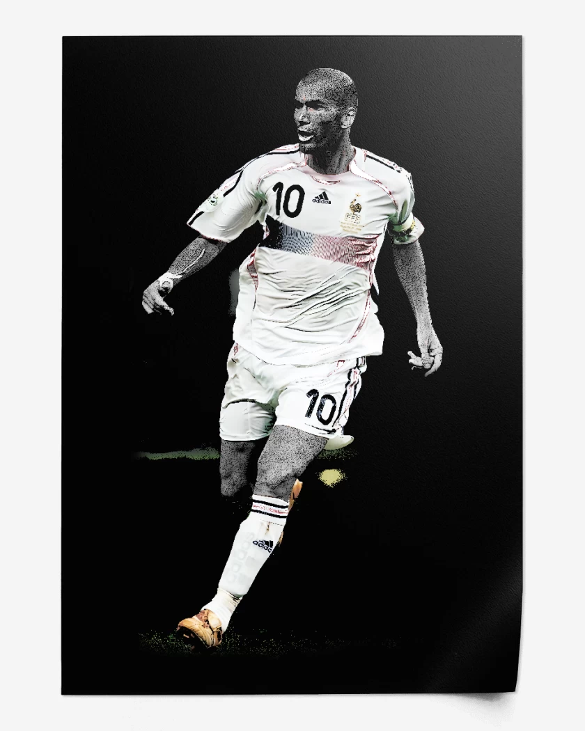 Print Zidane Francia