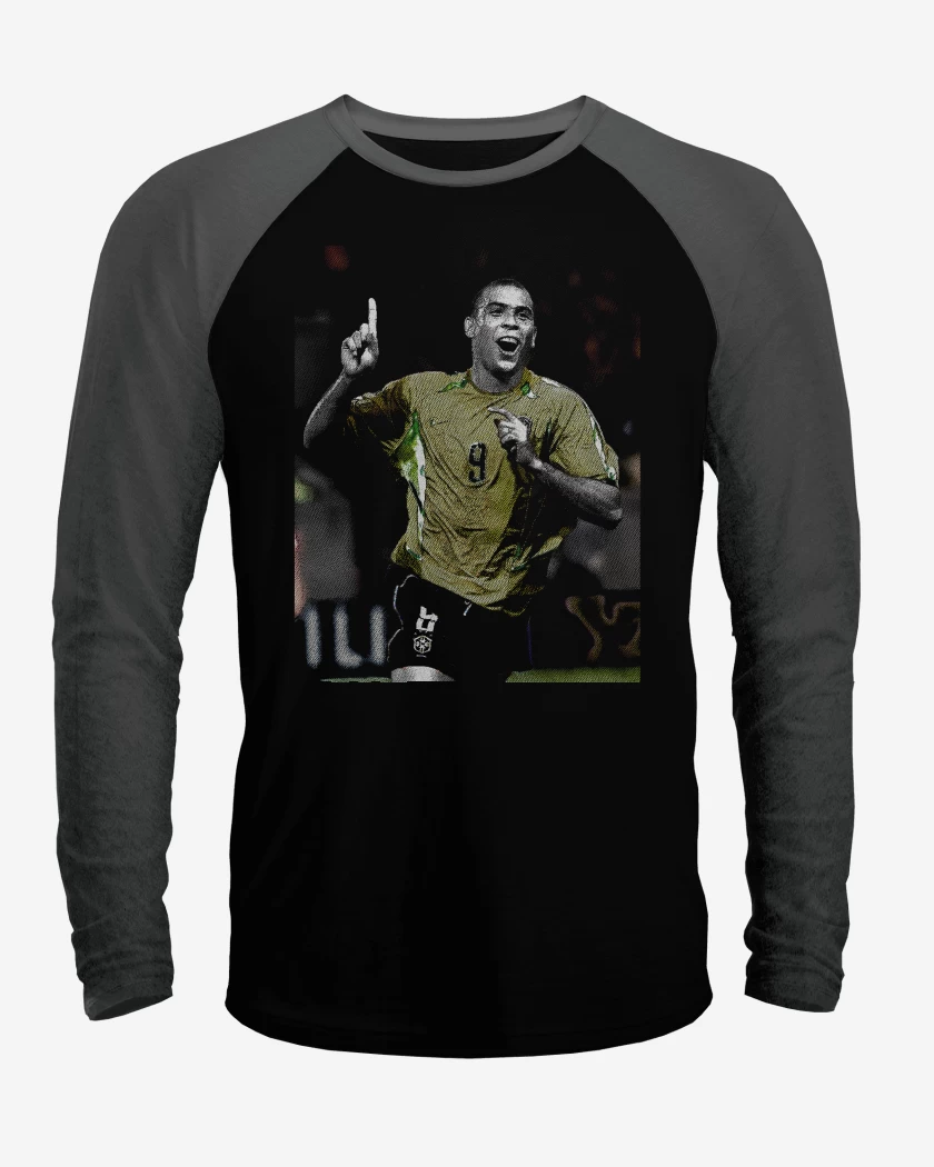 Polera Raglan Ronaldo Brasil 