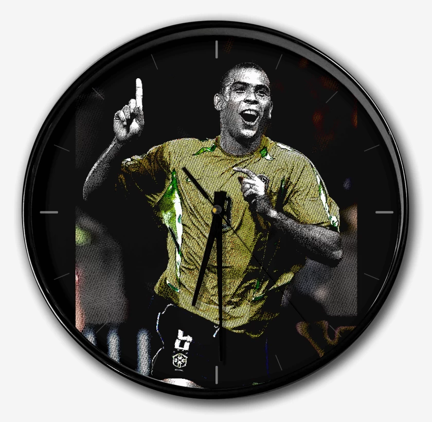 Reloj Negro de Ronaldo Brasil 