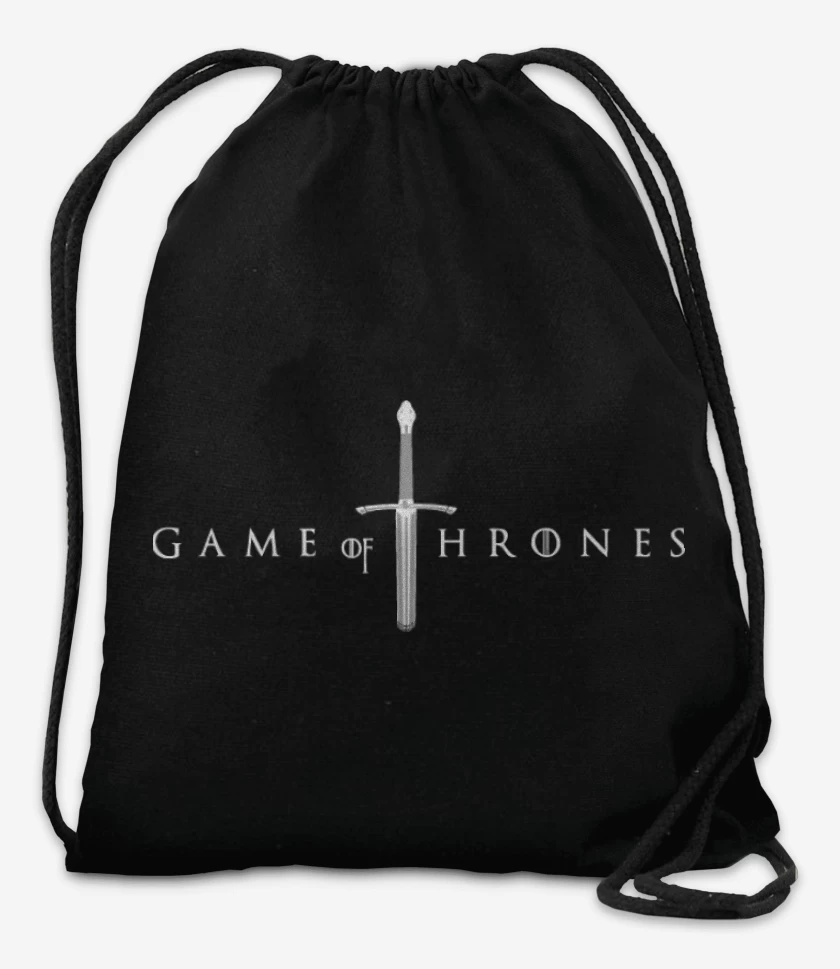 Mochila Negro de Logo GOT