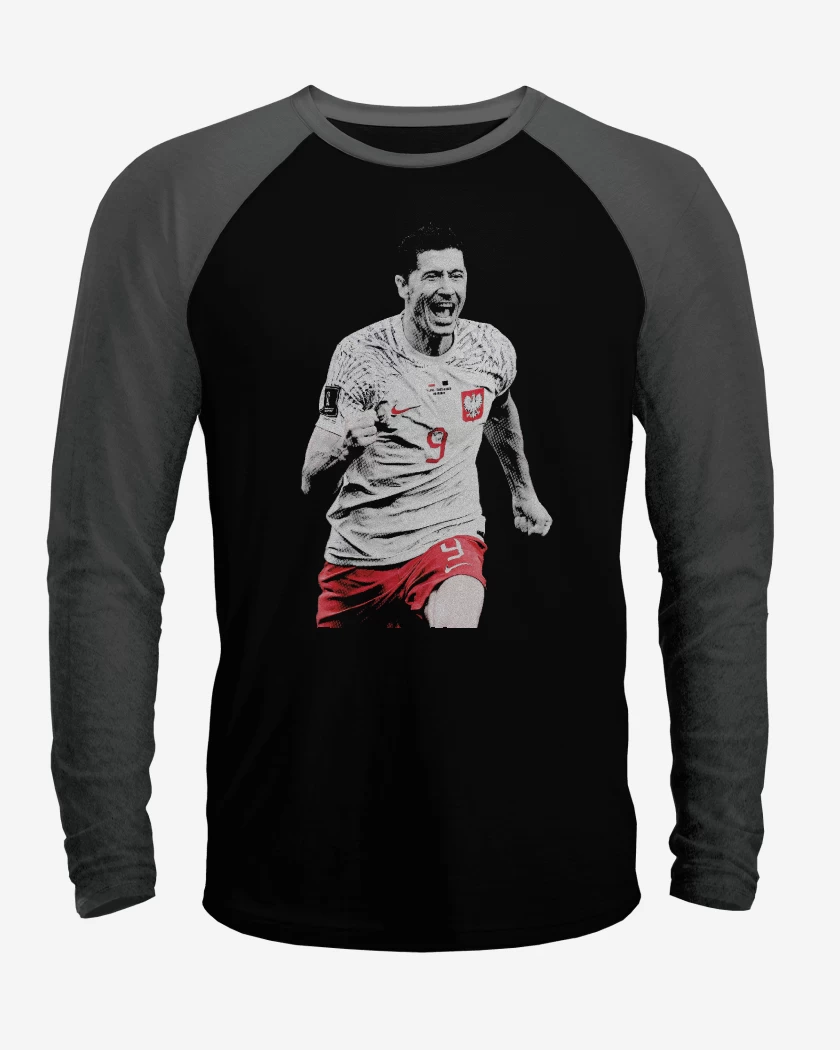 Polera Raglan Robert Lewandowski Polonia