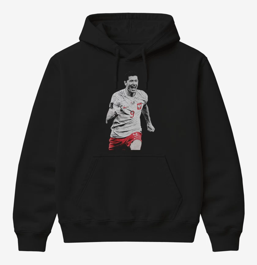 Poleron Canguro básico Robert Lewandowski Polonia