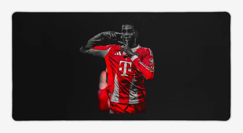 Mouse pad Gamer Negro de Michael Olise