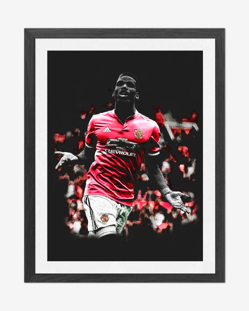 Cuadro decorativo Pogba Man United