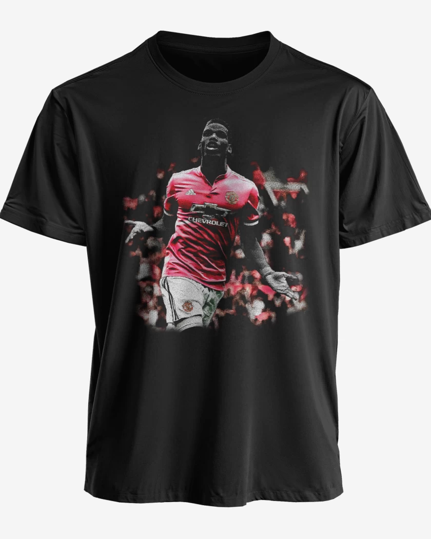 Polera premium Negro de Pogba Man United