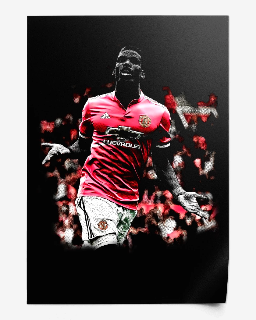 Print Pogba Man United