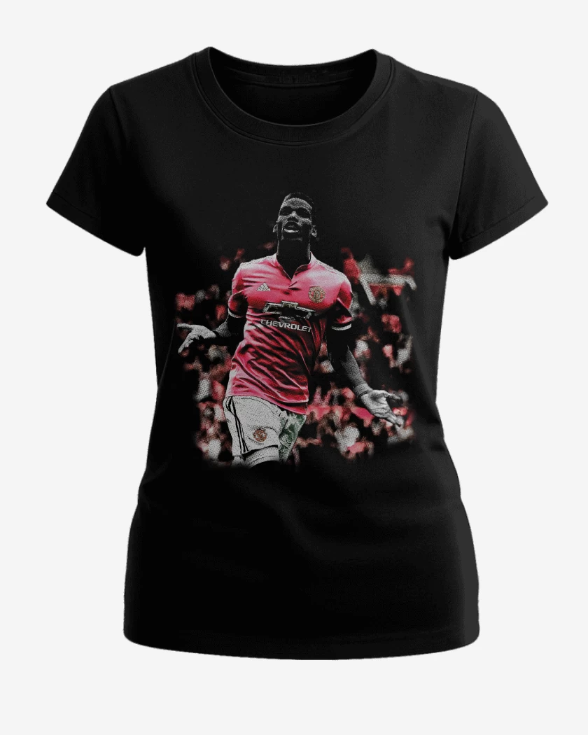 Polera de Mujer Negro de Pogba Man United