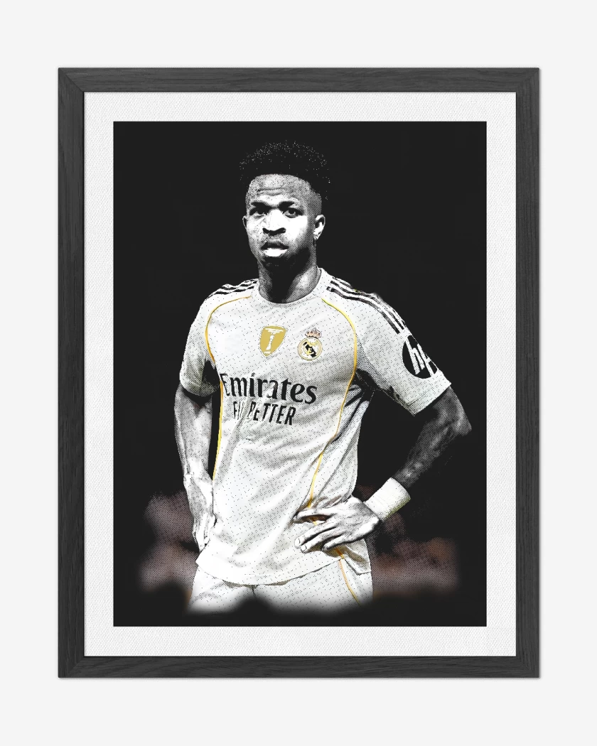 Cuadro decorativo Vinicius Jr Real madrid