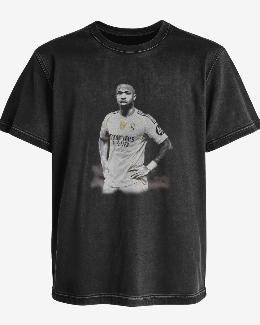 Polera desgastada Vinicius Jr Real madrid