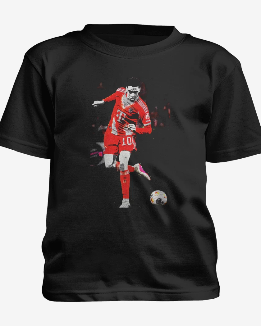 Polera de niño Negro de Musiala bayer munich