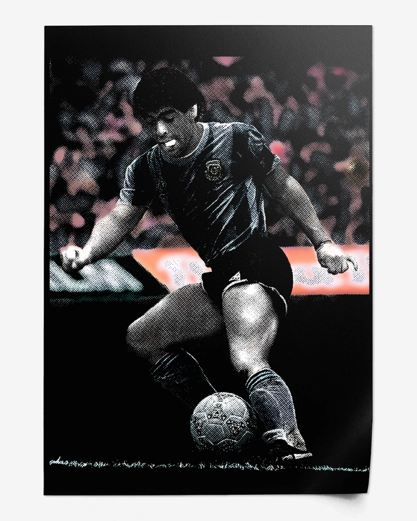 Print Maradona Argentina