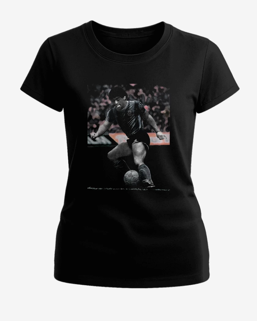 Polera de Mujer Negro de Maradona Argentina